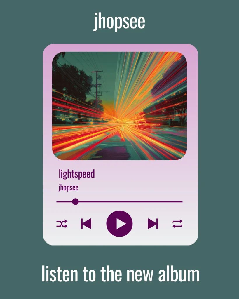 Advertisment for musician jhopsee. 